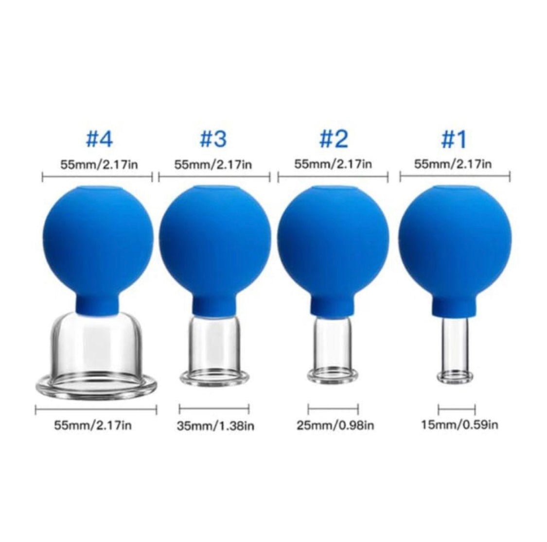 Facial Cupping Glass Cups - LIFE MART